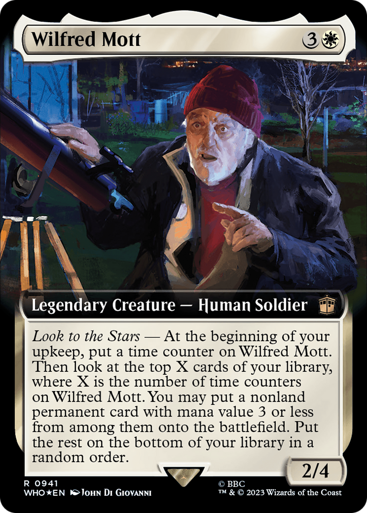 Wilfred Mott (Extended Art) (Surge Foil) [Doctor Who] | Dumpster Cat Games