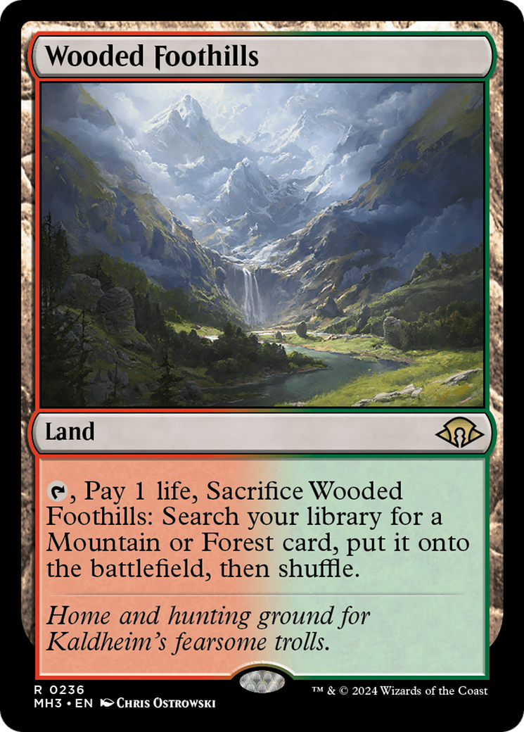 Wooded Foothills [Modern Horizons 3] | Dumpster Cat Games