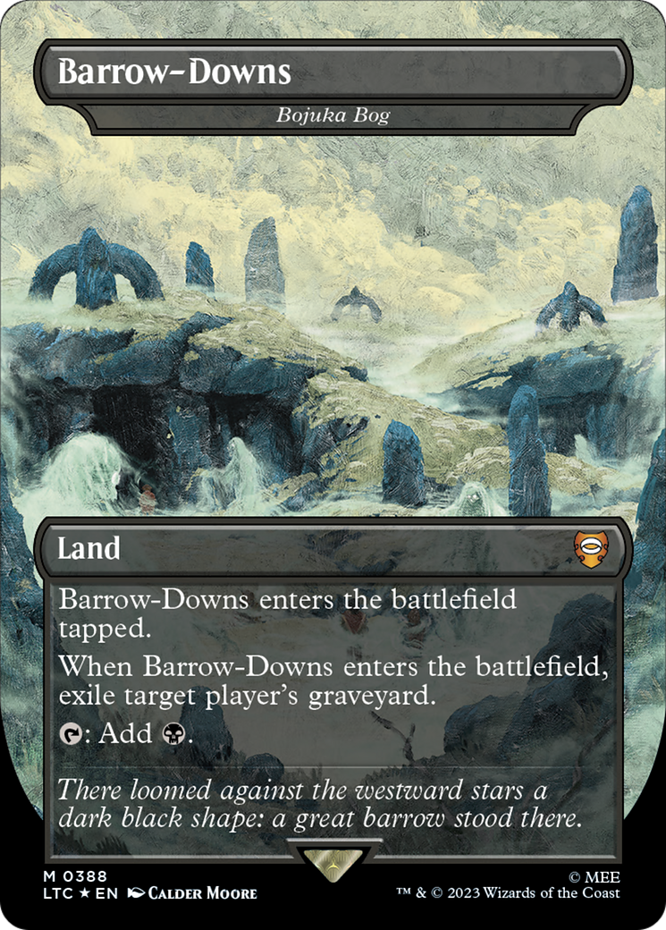 Barrow-Downs - Bojuka Bog (Surge Foil Realms and Relics) [The Lord of the Rings: Tales of Middle-Earth Commander] | Dumpster Cat Games