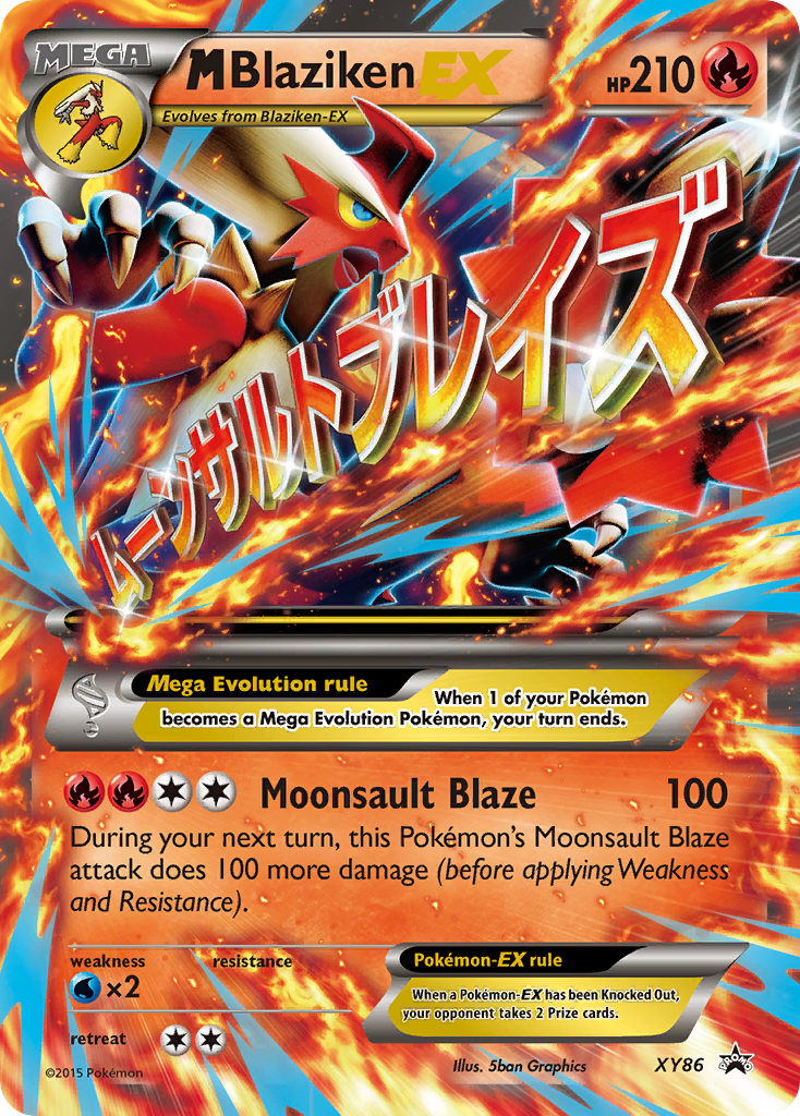 M Blaziken EX (XY86) [XY: Black Star Promos] | Dumpster Cat Games