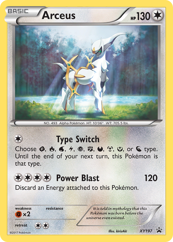 Arceus (XY197) [XY: Black Star Promos] | Dumpster Cat Games