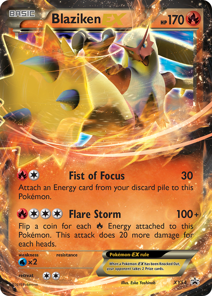 Blaziken EX (XY54) [XY: Black Star Promos] | Dumpster Cat Games