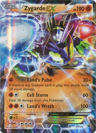 Zygarde EX (54/124) (Jumbo Card) [XY: Fates Collide] | Dumpster Cat Games