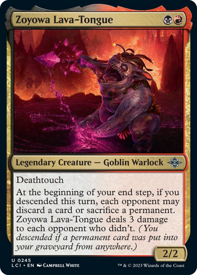 Zoyowa Lava-Tongue [The Lost Caverns of Ixalan] | Dumpster Cat Games