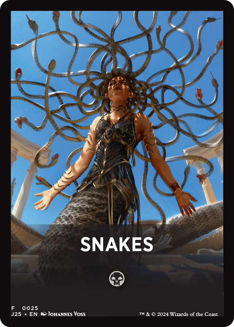 Snakes Theme Card [Foundations Jumpstart Front Cards] | Dumpster Cat Games