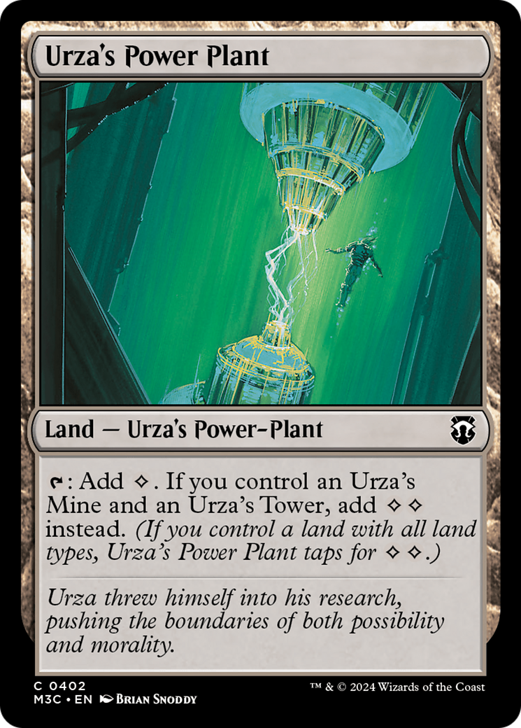 Urza's Power Plant (Ripple Foil) [Modern Horizons 3 Commander] | Dumpster Cat Games