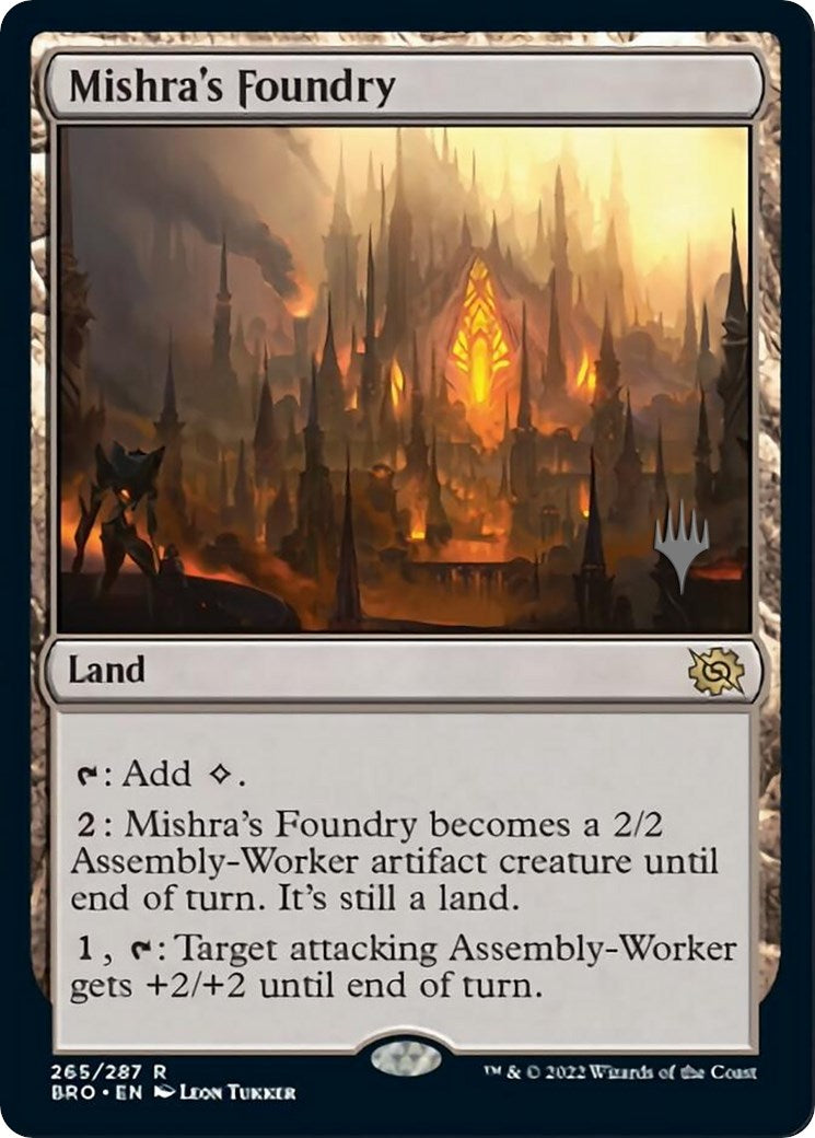 Mishra's Foundry (Promo Pack) [The Brothers' War Promos] | Dumpster Cat Games