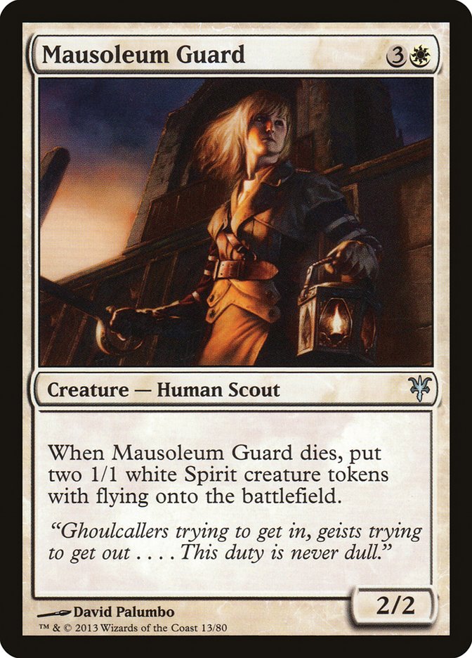 Mausoleum Guard [Duel Decks: Sorin vs. Tibalt] | Dumpster Cat Games