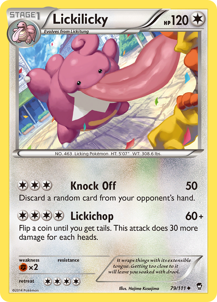 Lickilicky (79/111) [XY: Furious Fists] | Dumpster Cat Games