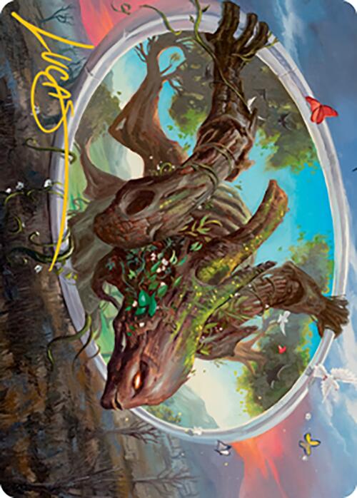 Gaea's Will Art Card (Gold-Stamped Signature) [Modern Horizons 2 Art Series] | Dumpster Cat Games