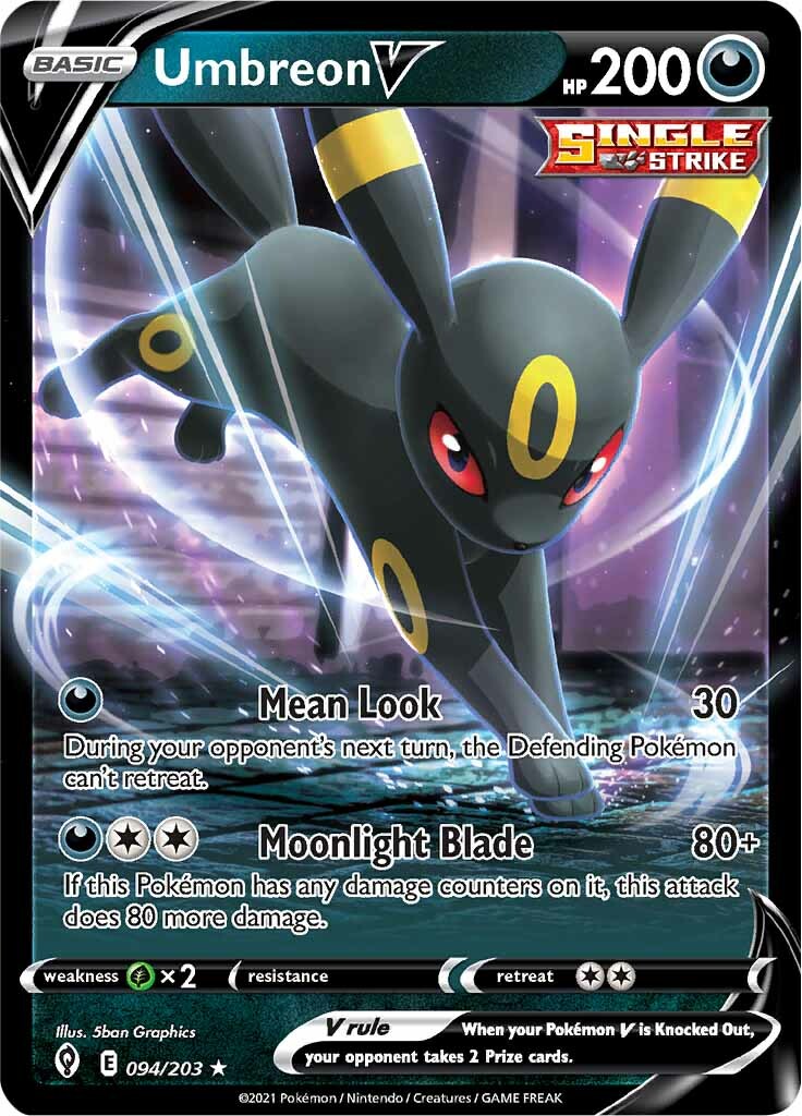 Umbreon V (094/203) [Sword & Shield: Evolving Skies] | Dumpster Cat Games