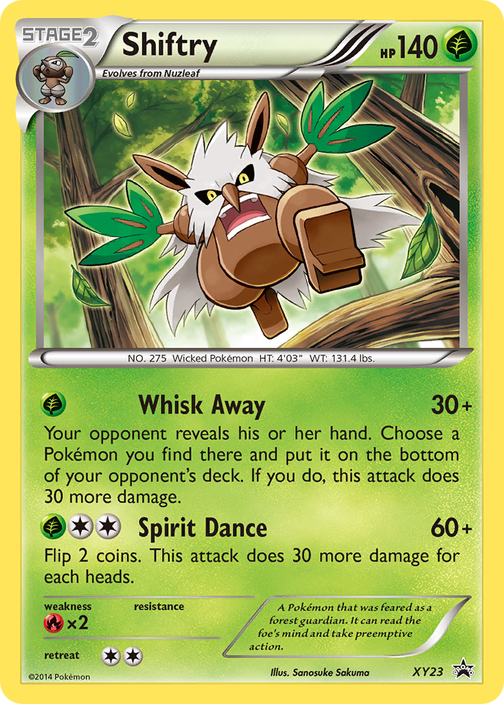 Shiftry (XY23) [XY: Black Star Promos] | Dumpster Cat Games