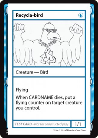 Recycla-bird (2021 Edition) [Mystery Booster Playtest Cards] | Dumpster Cat Games