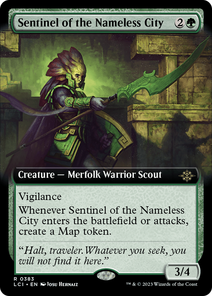 Sentinel of the Nameless City (Extended Art) [The Lost Caverns of Ixalan] | Dumpster Cat Games