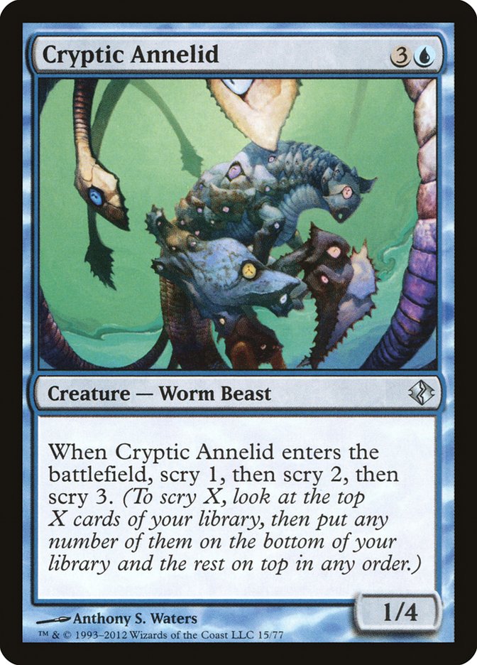 Cryptic Annelid [Duel Decks: Venser vs. Koth] | Dumpster Cat Games