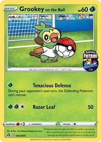 Grookey on the Ball (003/005) [Miscellaneous Cards] | Dumpster Cat Games