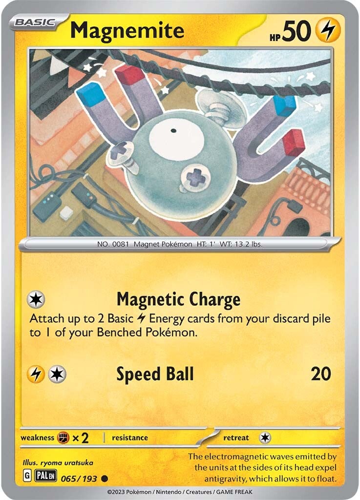 Magnemite (065/193) [Scarlet & Violet: Paldea Evolved] | Dumpster Cat Games