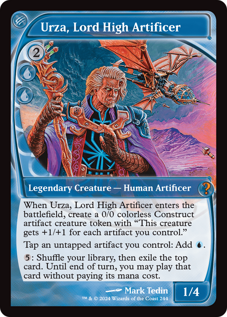 Urza, Lord High Artificer (Future Sight) [Mystery Booster 2] | Dumpster Cat Games