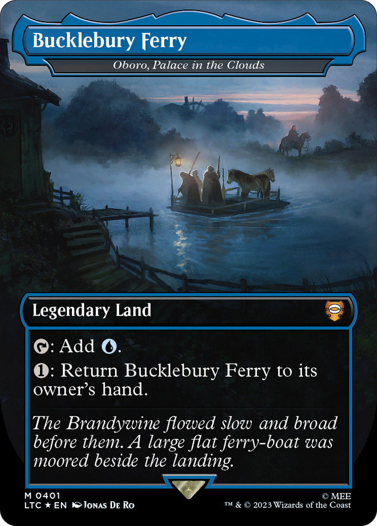 Bucklebury Ferry - Oboro, Palace in the Clouds (Surge Foil Realms and Relics) [The Lord of the Rings: Tales of Middle-Earth Commander] | Dumpster Cat Games