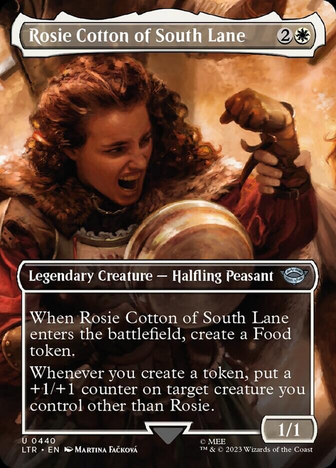 Rosie Cotton of South Lane (Borderless Alternate Art) [The Lord of the Rings: Tales of Middle-Earth] | Dumpster Cat Games