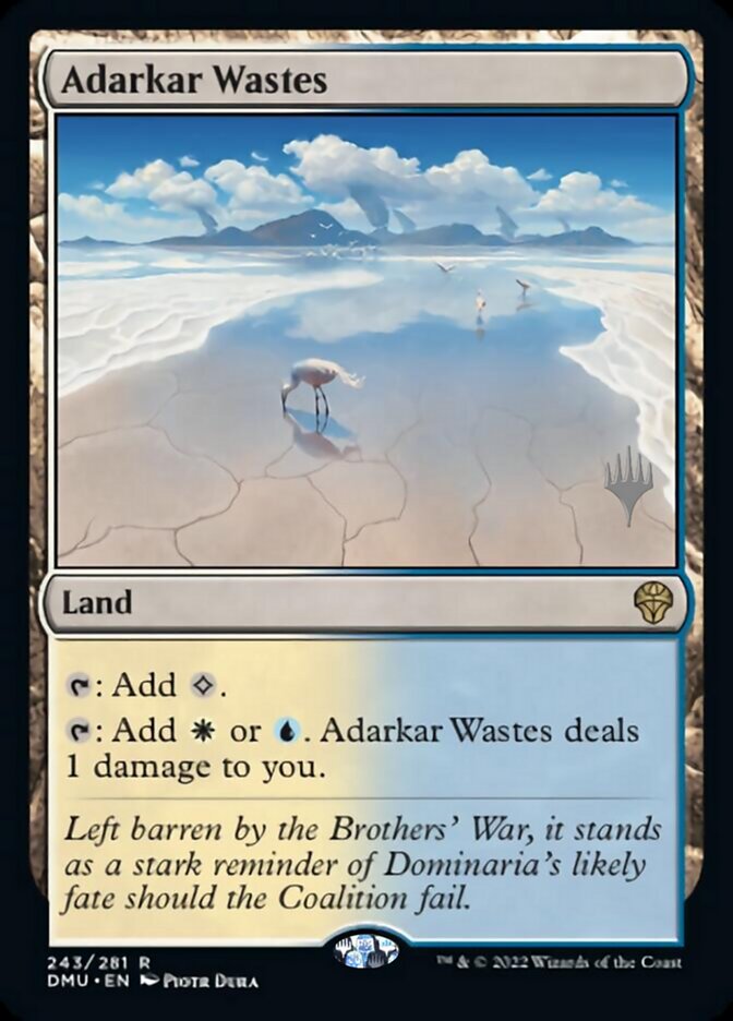 Adarkar Wastes (Promo Pack) [Dominaria United Promos] | Dumpster Cat Games