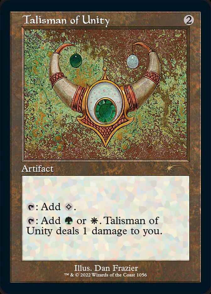 Talisman of Unity (Foil Etched) [Secret Lair Drop Series] | Dumpster Cat Games