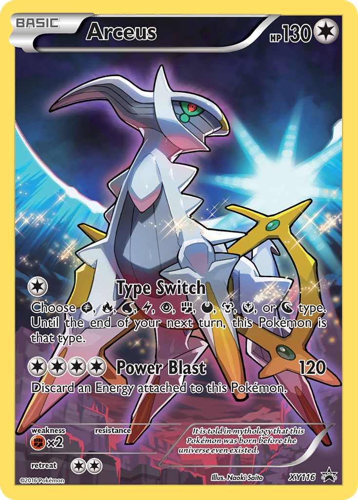 Arceus (XY116) [XY: Black Star Promos] | Dumpster Cat Games