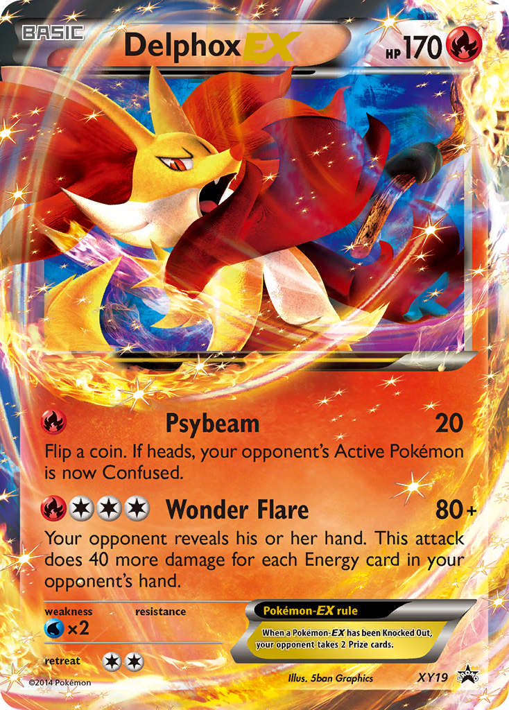 Delphox EX (XY19) [XY: Black Star Promos] | Dumpster Cat Games