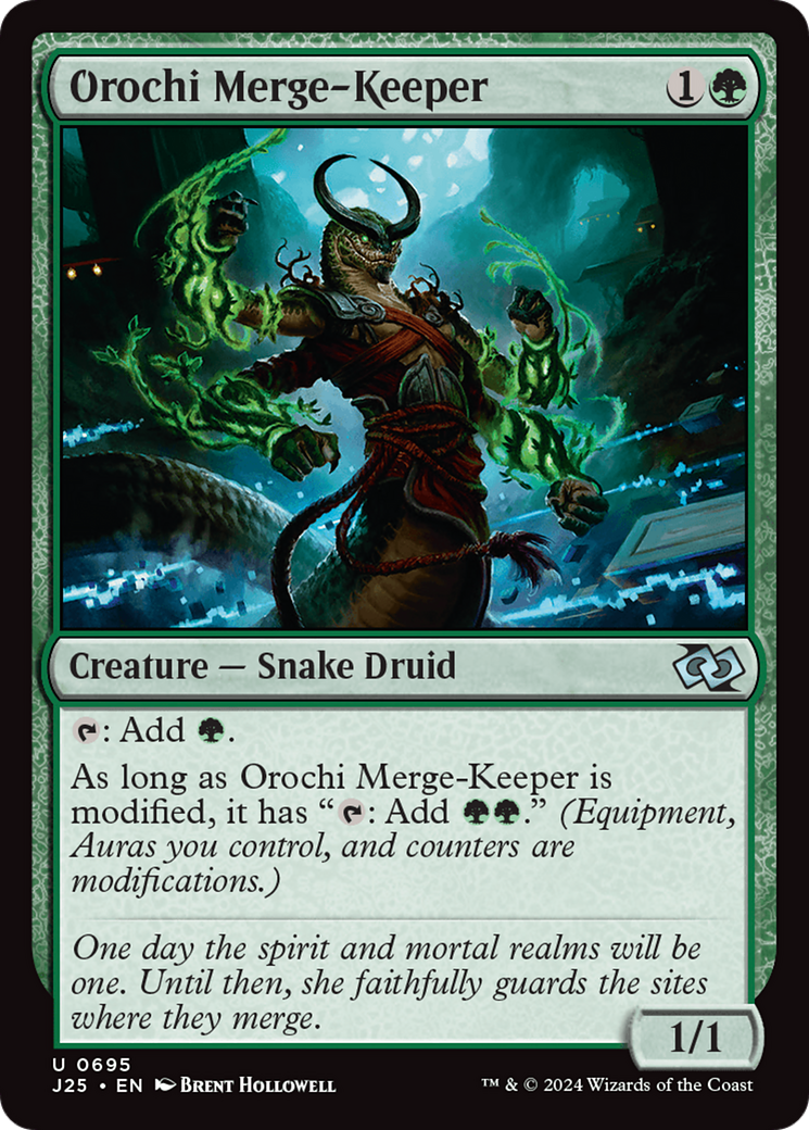 Orochi Merge-Keeper [Foundations Jumpstart] | Dumpster Cat Games