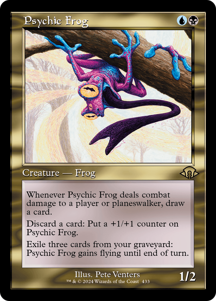 Psychic Frog (Retro) [Modern Horizons 3] | Dumpster Cat Games