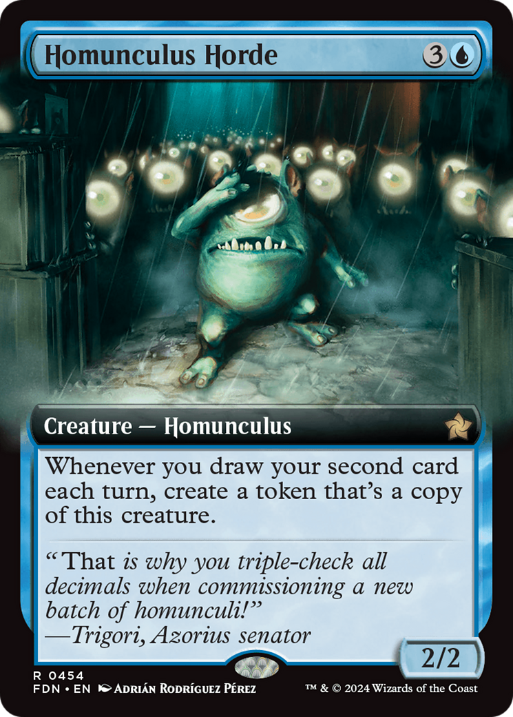 Homunculus Horde (Extended Art) [Foundations] | Dumpster Cat Games