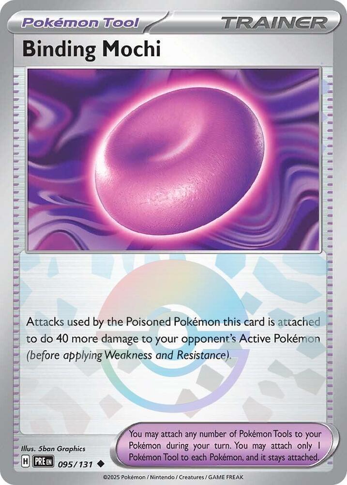 Binding Mochi (095/131) (Poke Ball Pattern) [Scarlet & Violet: Prismatic Evolutions] | Dumpster Cat Games