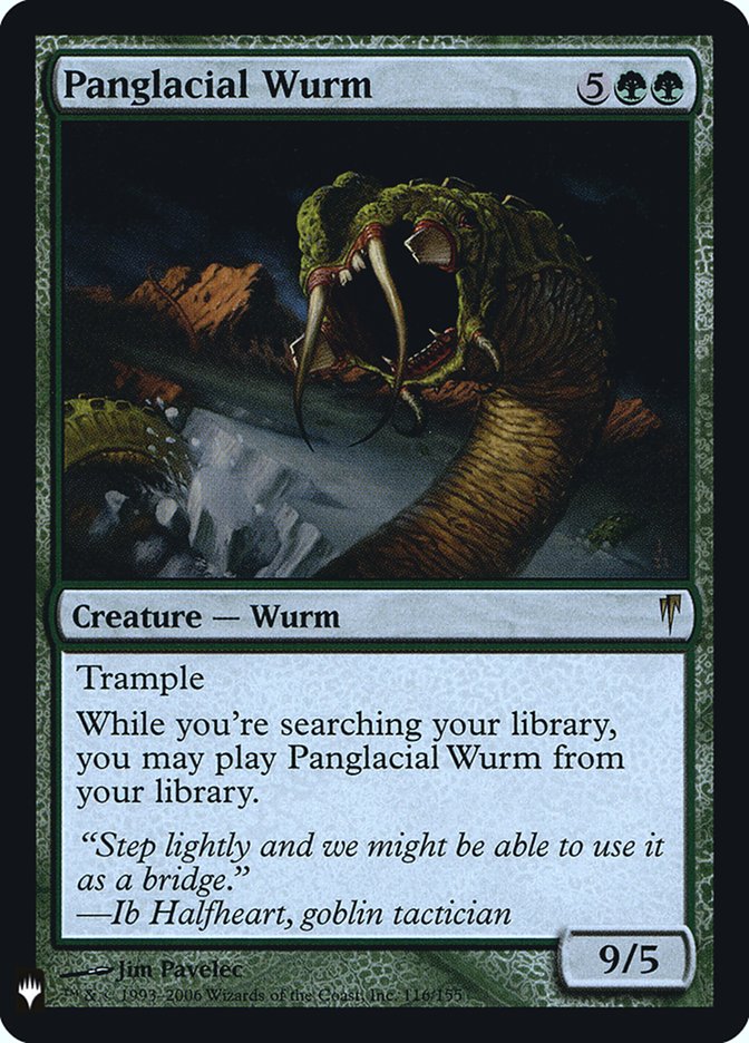 Panglacial Wurm [Mystery Booster] | Dumpster Cat Games