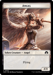 Servo // Angel Double-Sided Token [Modern Horizons 3 Tokens] | Dumpster Cat Games