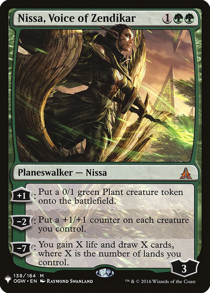 Nissa, Voice of Zendikar [Mystery Booster] | Dumpster Cat Games