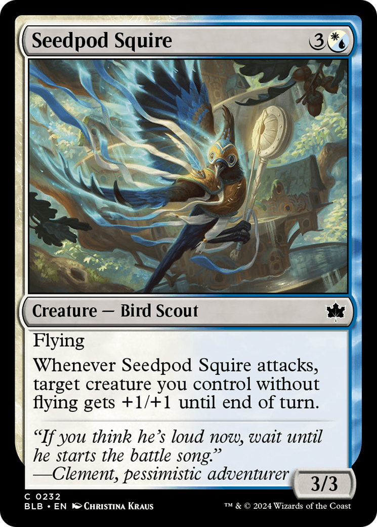 Seedpod Squire [Bloomburrow] | Dumpster Cat Games