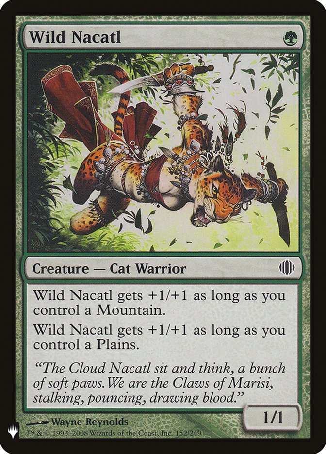 Wild Nacatl [Mystery Booster] | Dumpster Cat Games