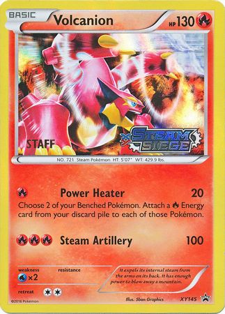 Volcanion (XY145) (Staff) [XY: Black Star Promos] | Dumpster Cat Games