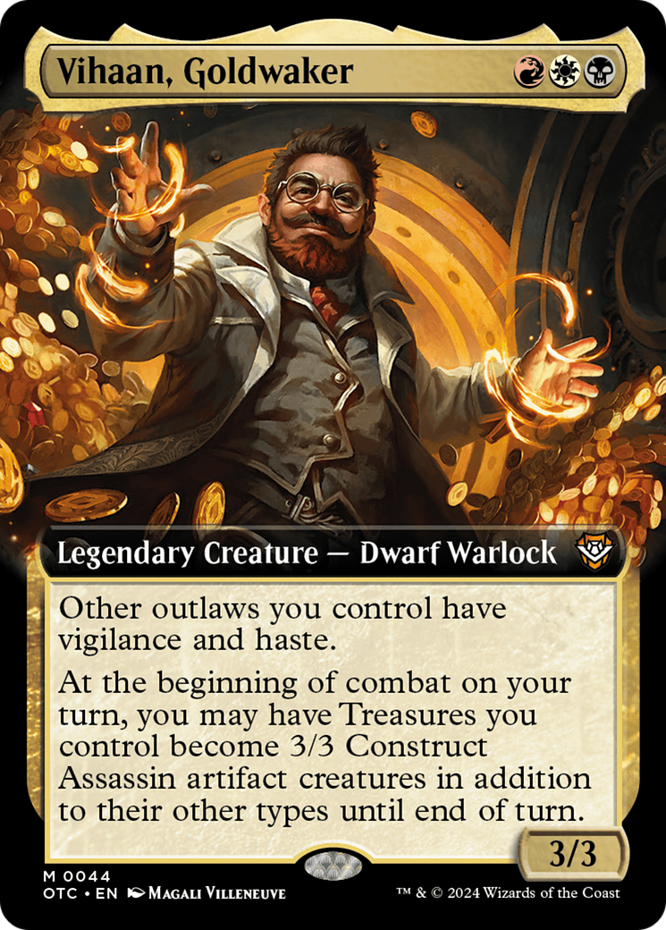 Vihaan, Goldwaker (Extended Art) [Outlaws of Thunder Junction Commander] | Dumpster Cat Games