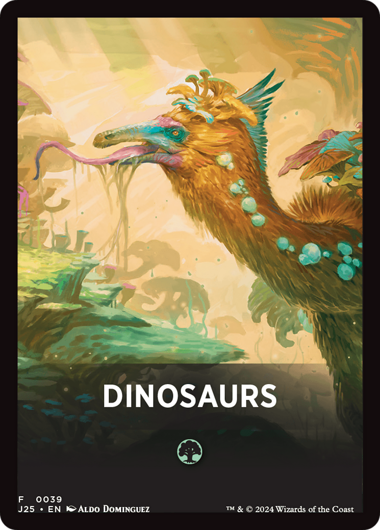 Dinosaurs Theme Card [Foundations Jumpstart Front Cards] | Dumpster Cat Games