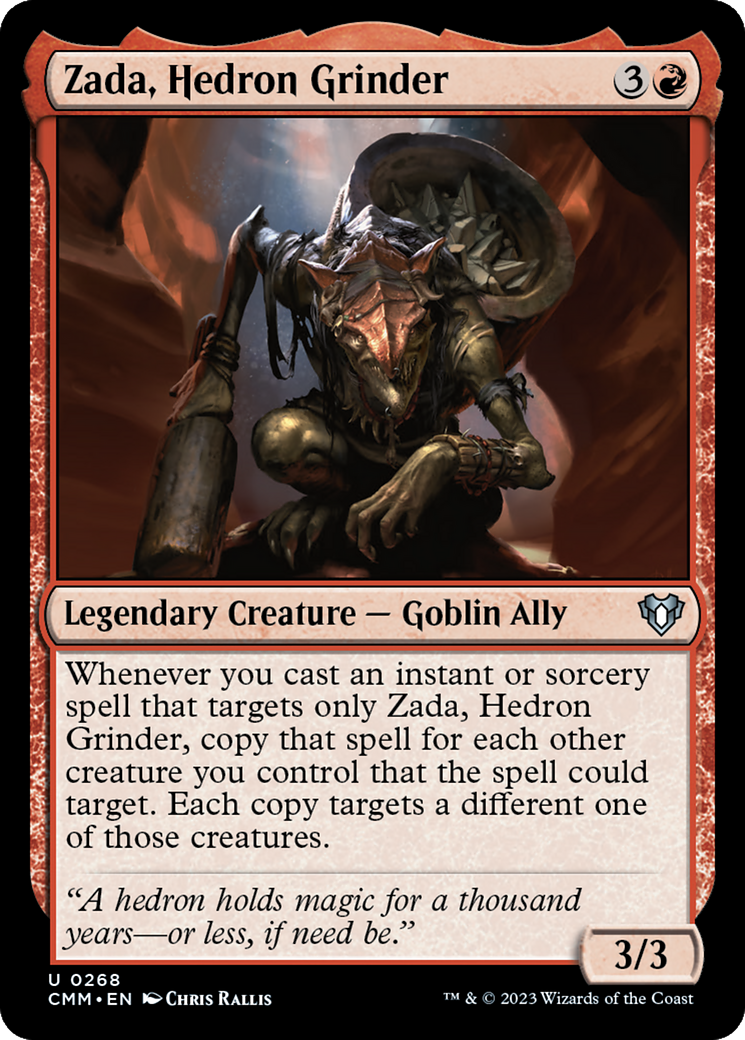 Zada, Hedron Grinder [Commander Masters] | Dumpster Cat Games