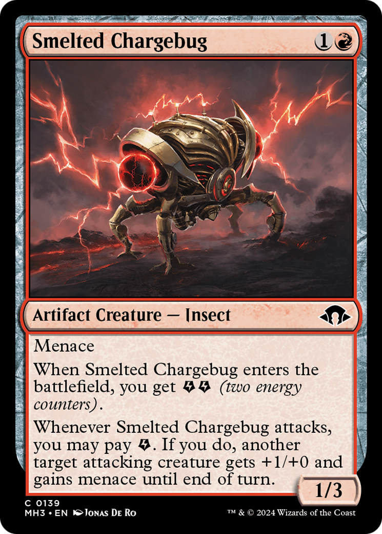 Smelted Chargebug [Modern Horizons 3] | Dumpster Cat Games