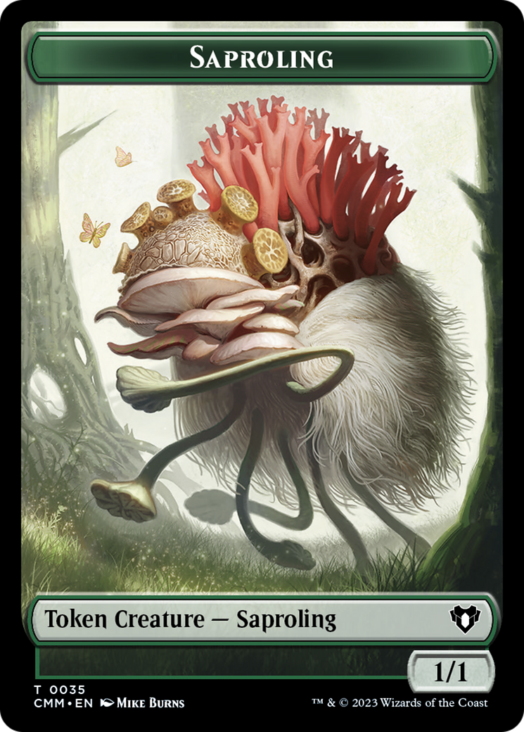 Saproling Token [Commander Masters Tokens] | Dumpster Cat Games