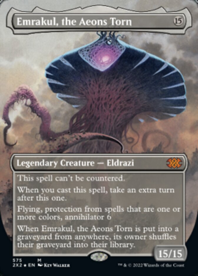 Emrakul, the Aeons Torn (Textured Foil) [Double Masters 2022] | Dumpster Cat Games