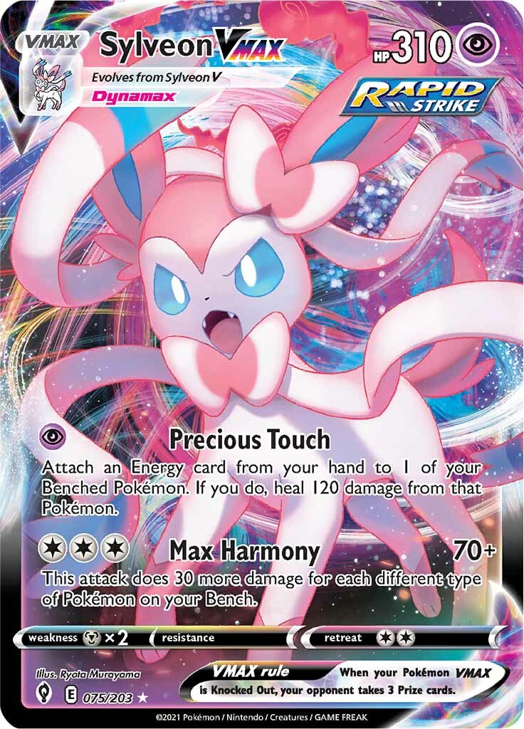 Sylveon VMAX (075/203) [Sword & Shield: Evolving Skies] | Dumpster Cat Games