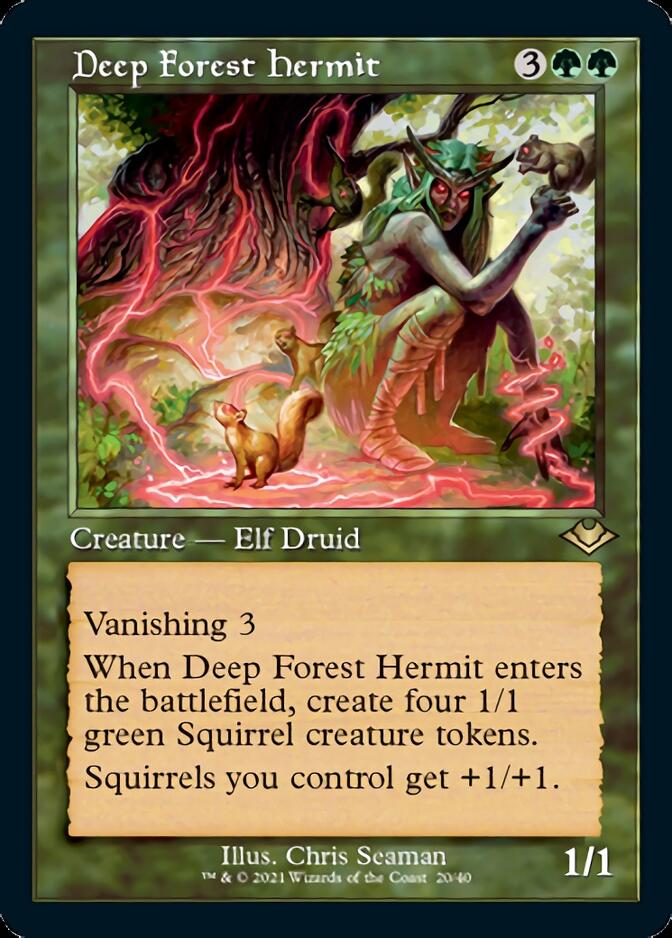 Deep Forest Hermit (Retro Foil Etched) [Modern Horizons] | Dumpster Cat Games