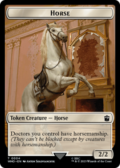 Horse // Treasure (0028) Double-Sided Token [Doctor Who Tokens] | Dumpster Cat Games