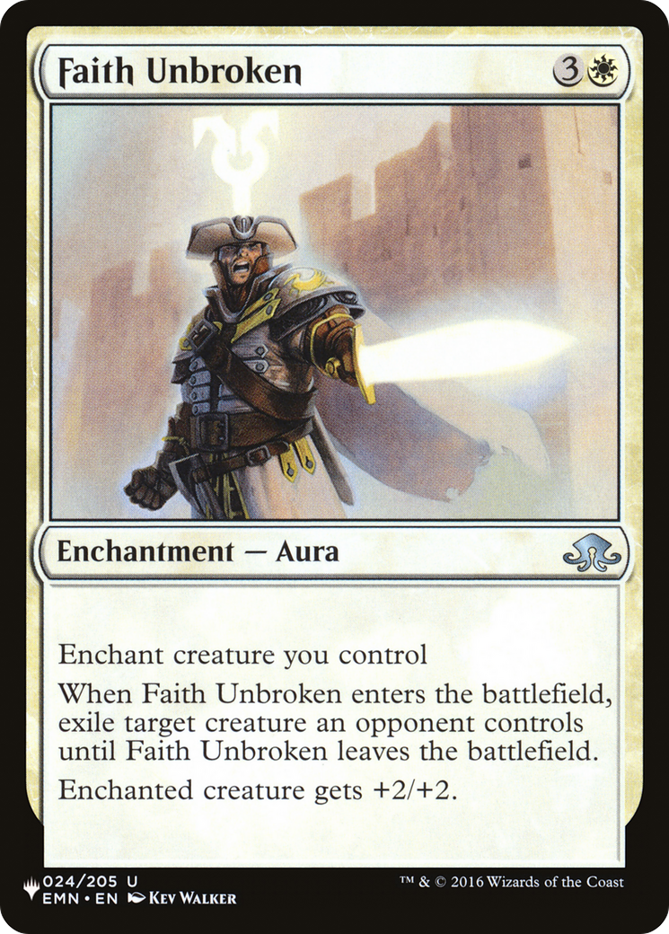 Faith Unbroken [The List] | Dumpster Cat Games