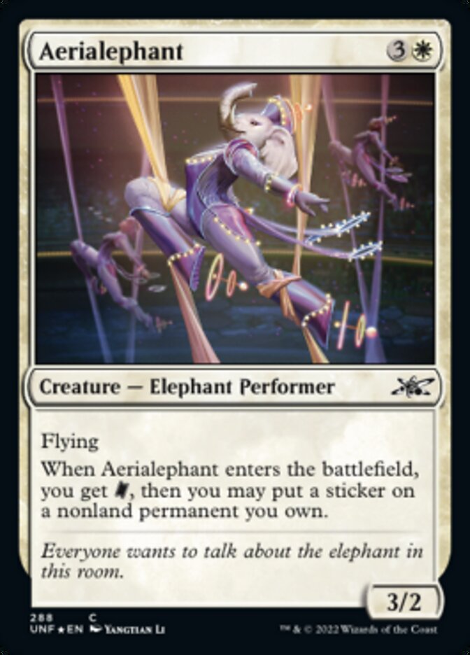 Aerialephant (Galaxy Foil) [Unfinity] | Dumpster Cat Games