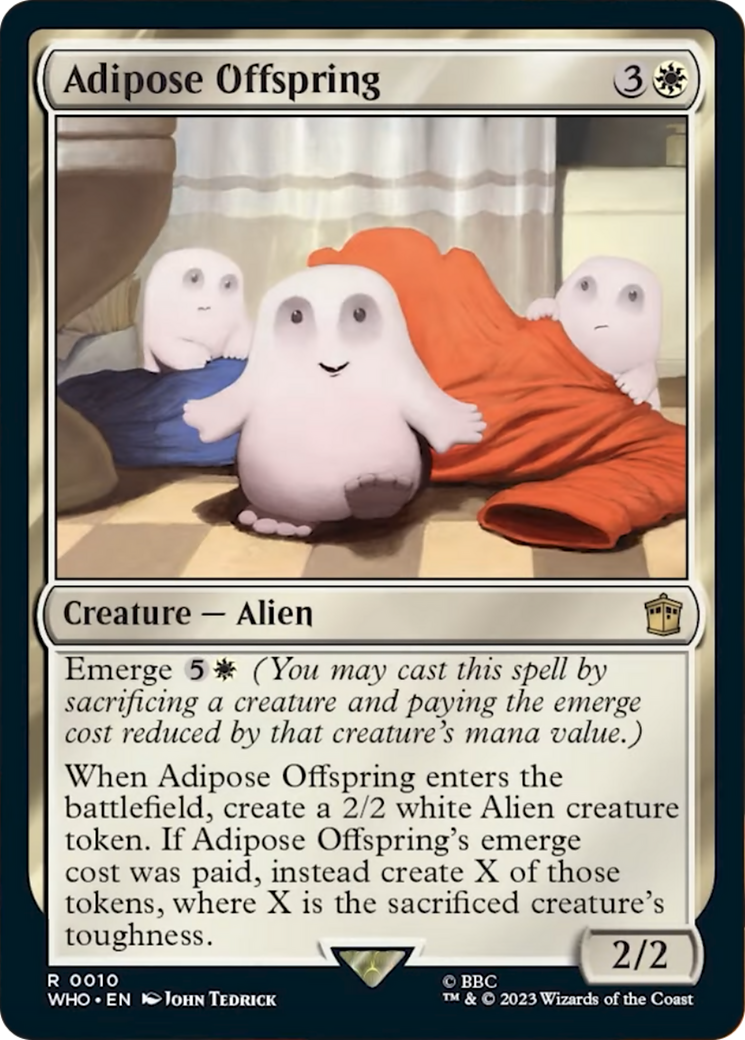 Adipose Offspring [Doctor Who] | Dumpster Cat Games